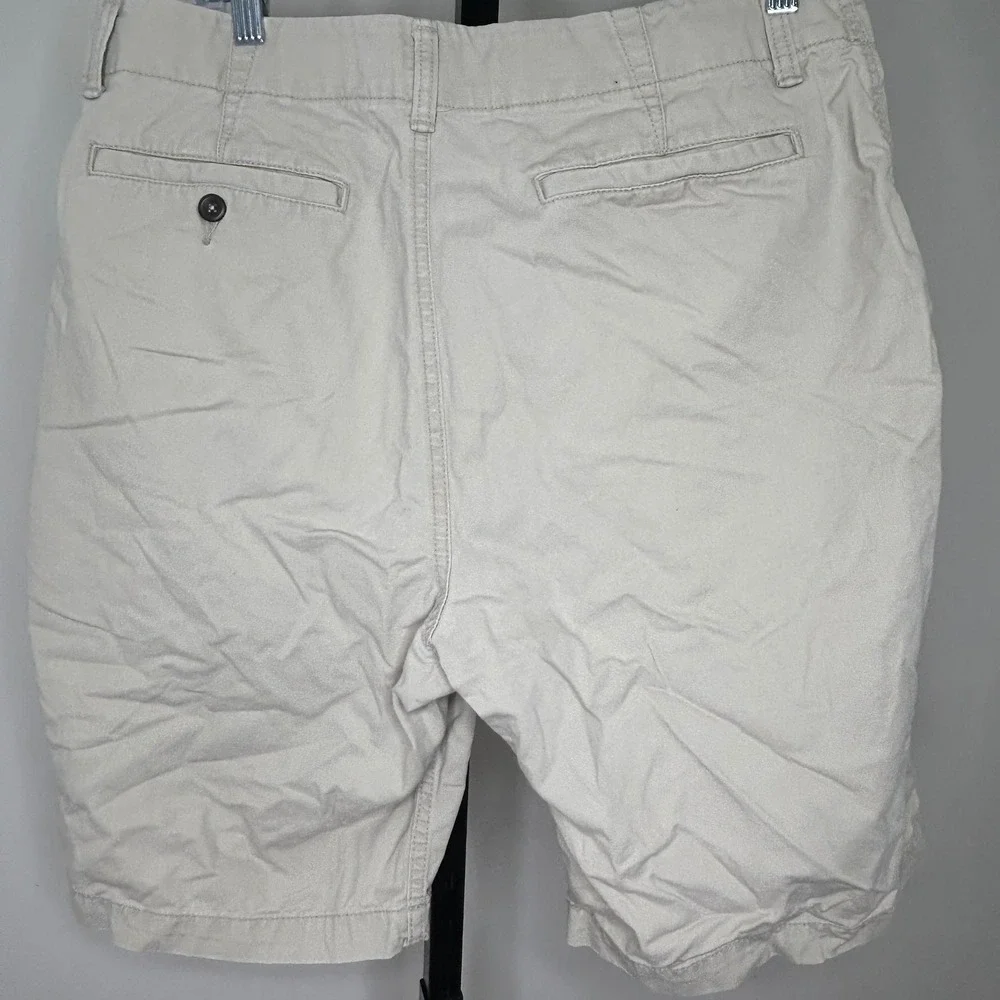 Old Navy Mens 36 Beige Shorts‎ Casual Lightweight Chino Cotton Blend